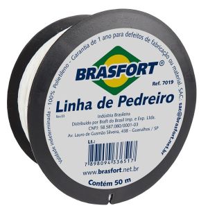 LINHA PEDREIRO 1 FIO 50M BRAFT