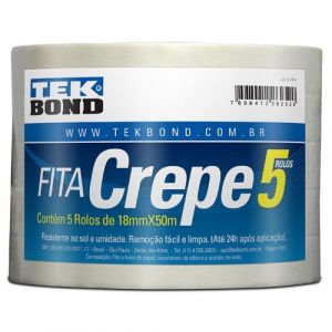 FITA CREPE 18X50  C/5 TEKBOND